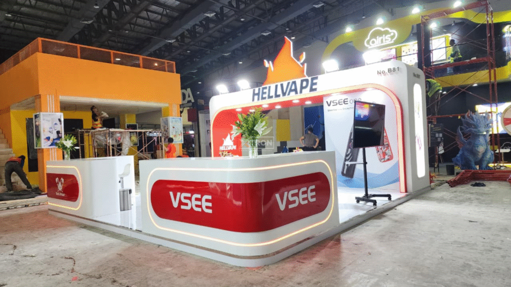 Booth Container Minimalis