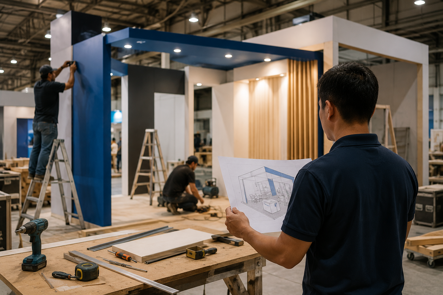 produksi booth pameran